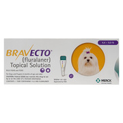 Bravecto topical for extra small dog for flea and tick