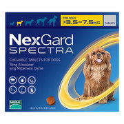 Nexgard Spectra For Dogs Broad spectrum treatment that cures fleas,  ti